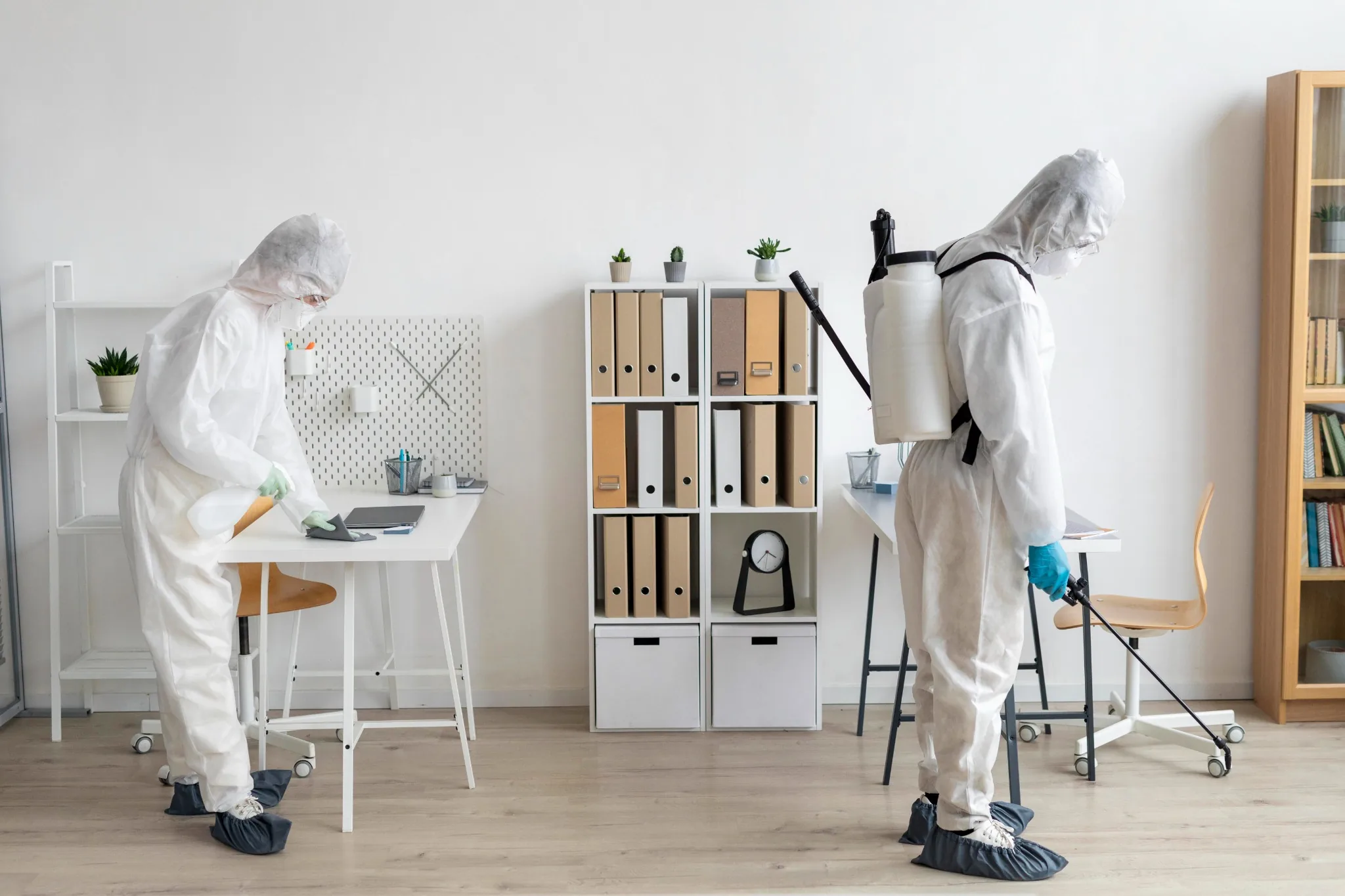 BuzzKill pest control treatment team ready for commercial cockroach control in restaurants and businesses BuzzKill pest control treatment team ready for commercial cockroach control in restaurants and businesses